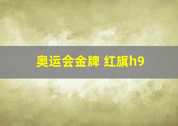 奥运会金牌 红旗h9